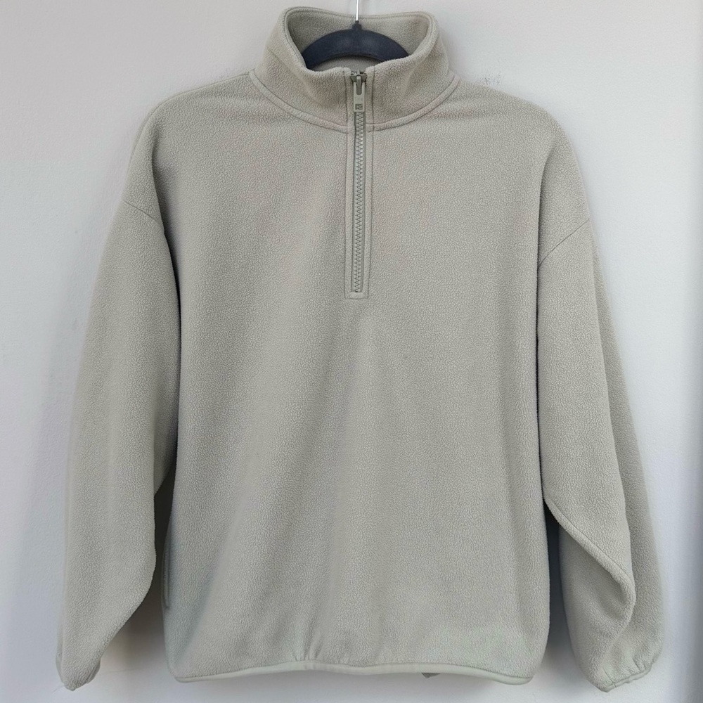 Aritzia TNA Quarter Zip Fleece Pullover